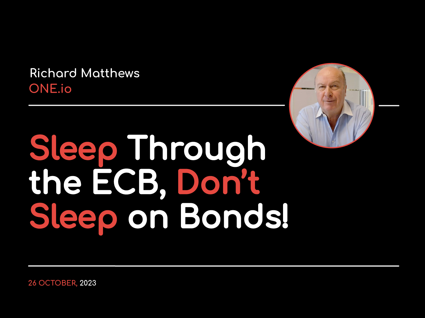 richard matthews ecb bonds