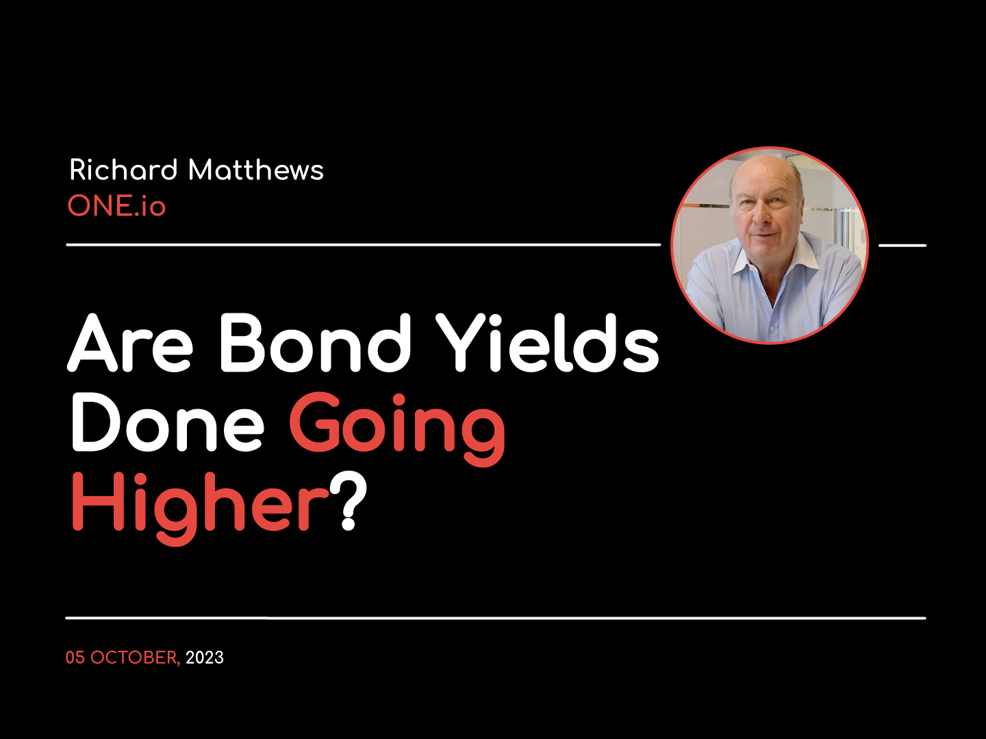 richard matthews bond yields
