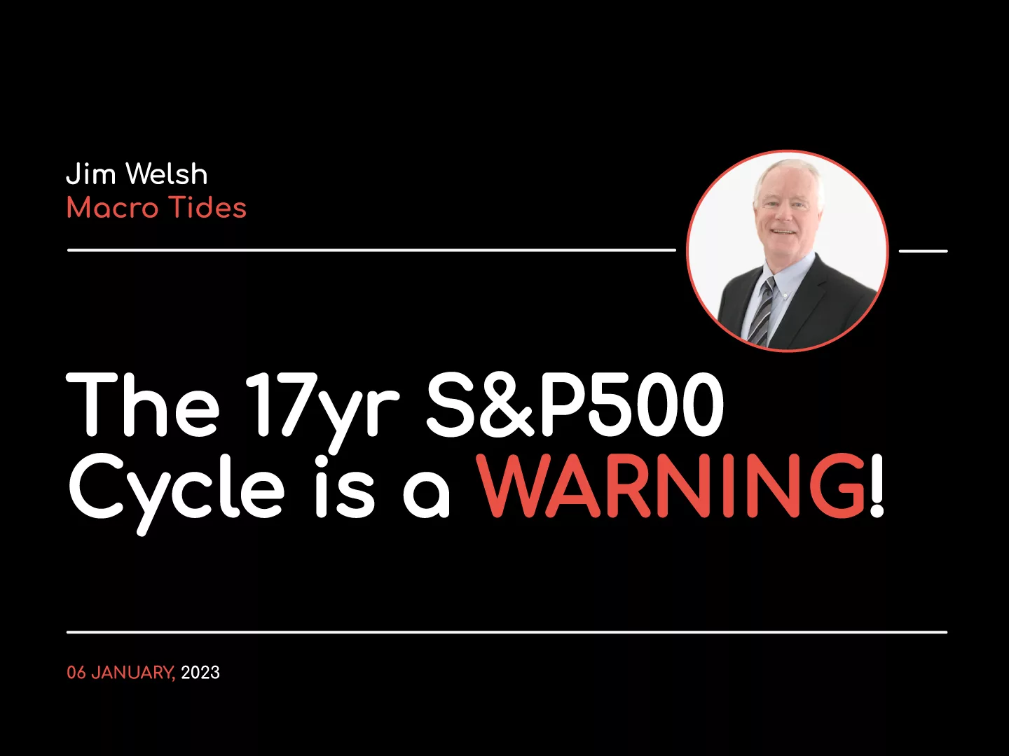 jim welsh s&P500 cycle